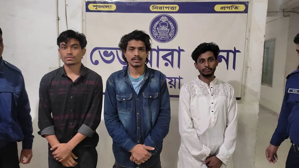 ডাকাতির প্রস্তুতিকালে অস্ত্র-গুলিসহ গ্রেপ্তার ৩