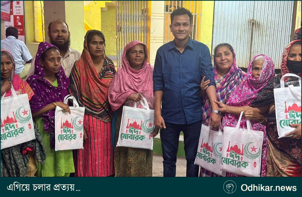 সুমনের জন্মদিন উপলক্ষে অসহায়দের মাঝে বস্ত্র বিতরণ