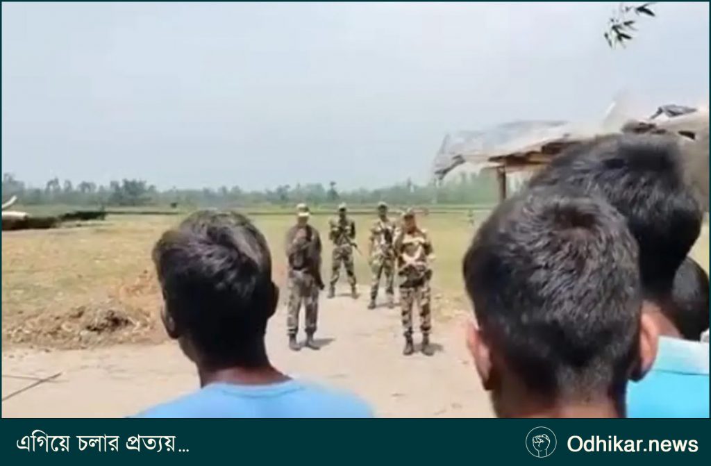 বিএসএফের গুলিতে বাংলাদেশি কৃষক আহত