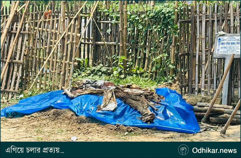 কুষ্টিয়ায় কবর থেকে গৃহবধূর লাশ উত্তোলন