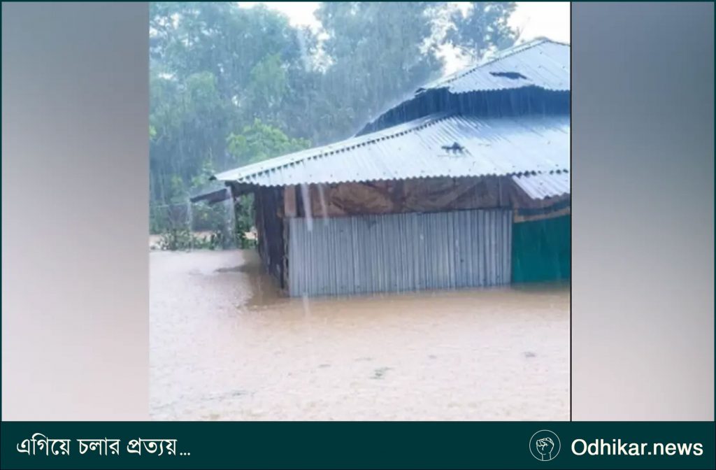 বন্যা-পাহাড়ধসে প্রাণহানি ৫, বিপর্যস্ত দুই লক্ষাধিক মানুষ
