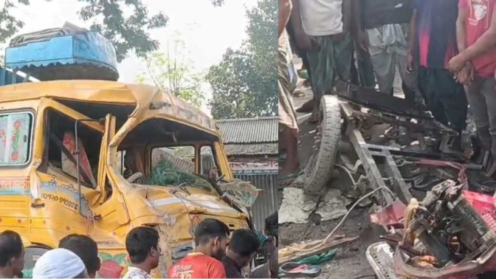লালমনিরহাটে ট্রাক-অটোরিকশা সংঘর্ষে নিহত ৩