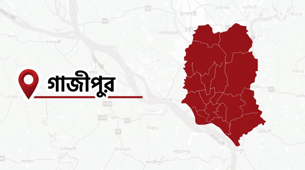 গাজীপুরে গাড়ির ধাক্কায় প্রাণ গেল মা-মেয়ের