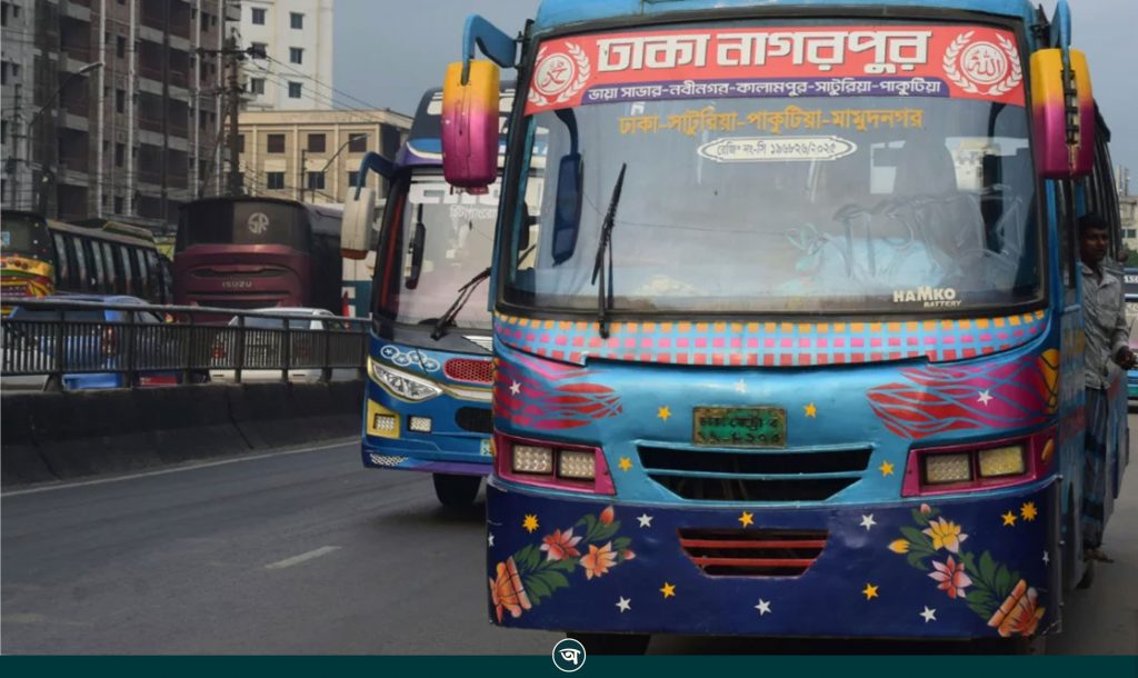 ডিজেলের দাম বাড়ার পর বাসভাড়া বাড়ল কিলোমিটারে ১৭ পয়সা
