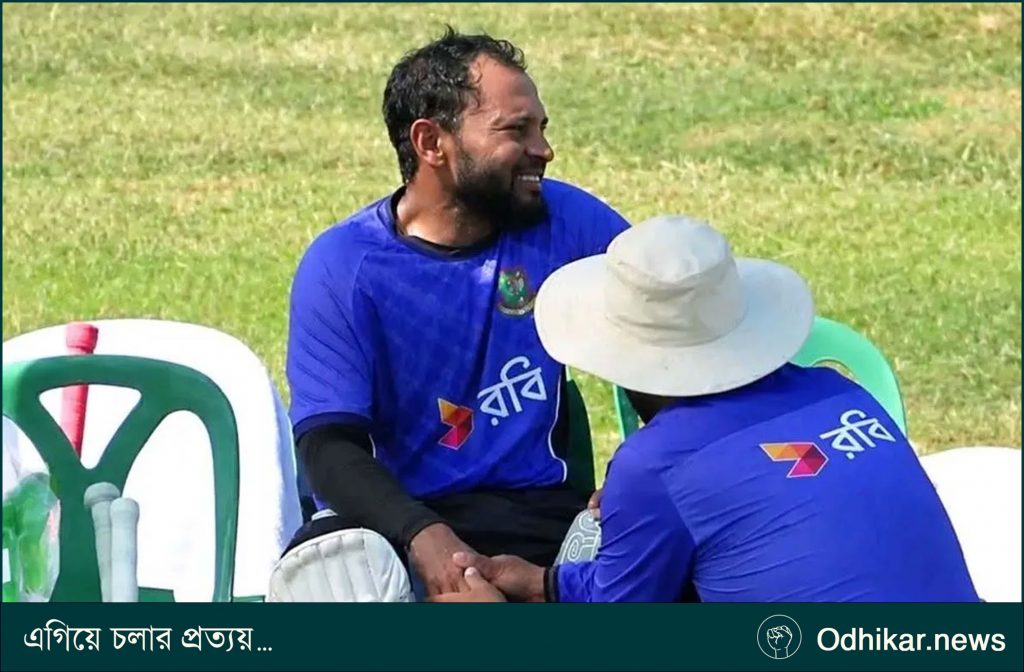 প্রথম টেস্টের আগের দিন চোট পেলেন মুশফিক