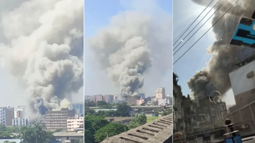 টঙ্গীতে ওষুধ কারখানায় ভয়াবহ আগুন, নিয়ন্ত্রণে কাজ করছে ৮ ইউনিট