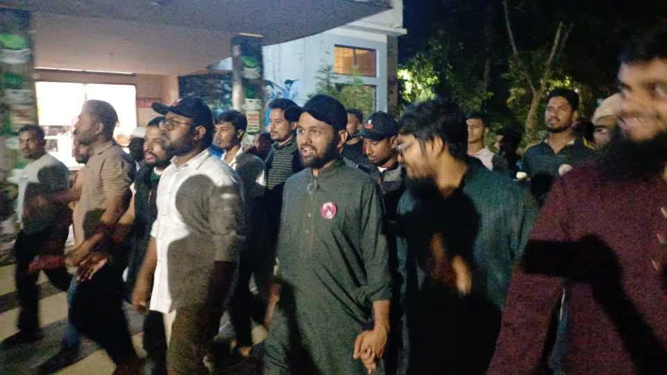 কুবিতে ইনকিলাব মঞ্চের ‘মার্চ ফর ইনসাফ’ কর্মসূচি