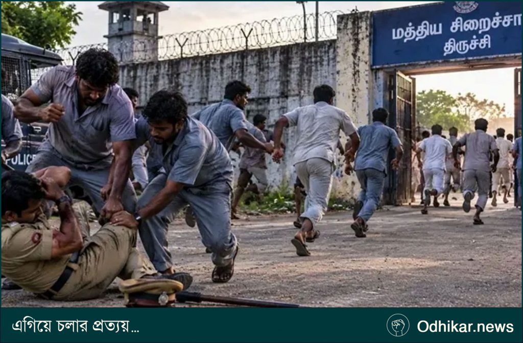 অসুস্থতার নাটক করে কারাগার থেকে পালালেন ১৭ বন্দি